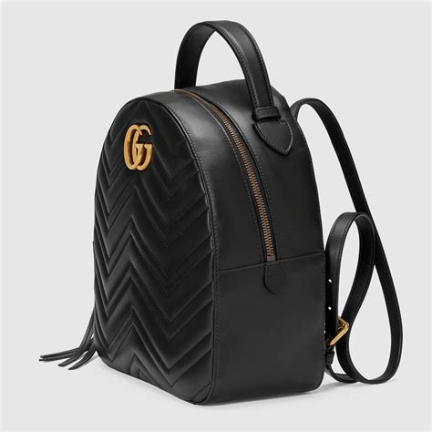 gucci black backpack purse